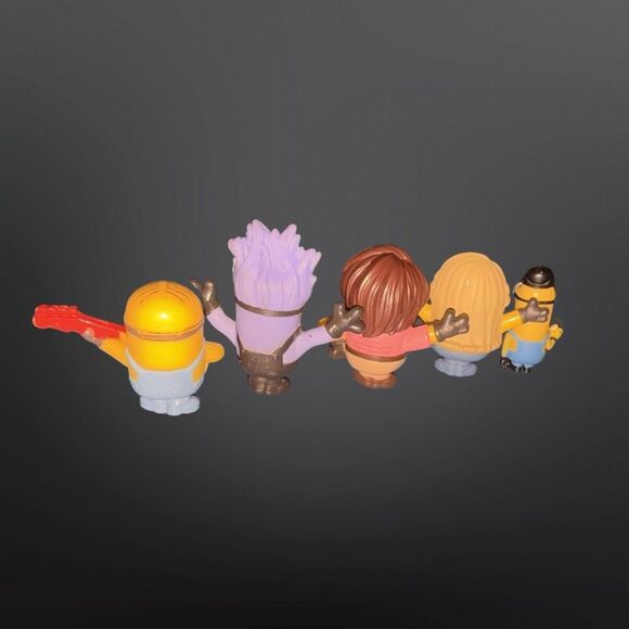 5 McDonalds Happy Meal Despicable Me Rise of Gru Minion Mini Action Figures A20 - Picture 7 of 9